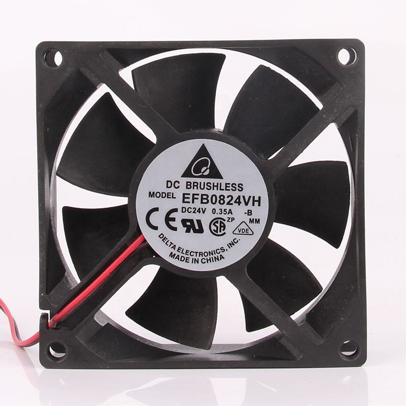DELTA 12V 48V DC24V 0.35A EC AC 80x80x25mm 8025 8CM Double Ball Converter Centrifugal Exhaust Industria EFB0824VH Cooling Fan